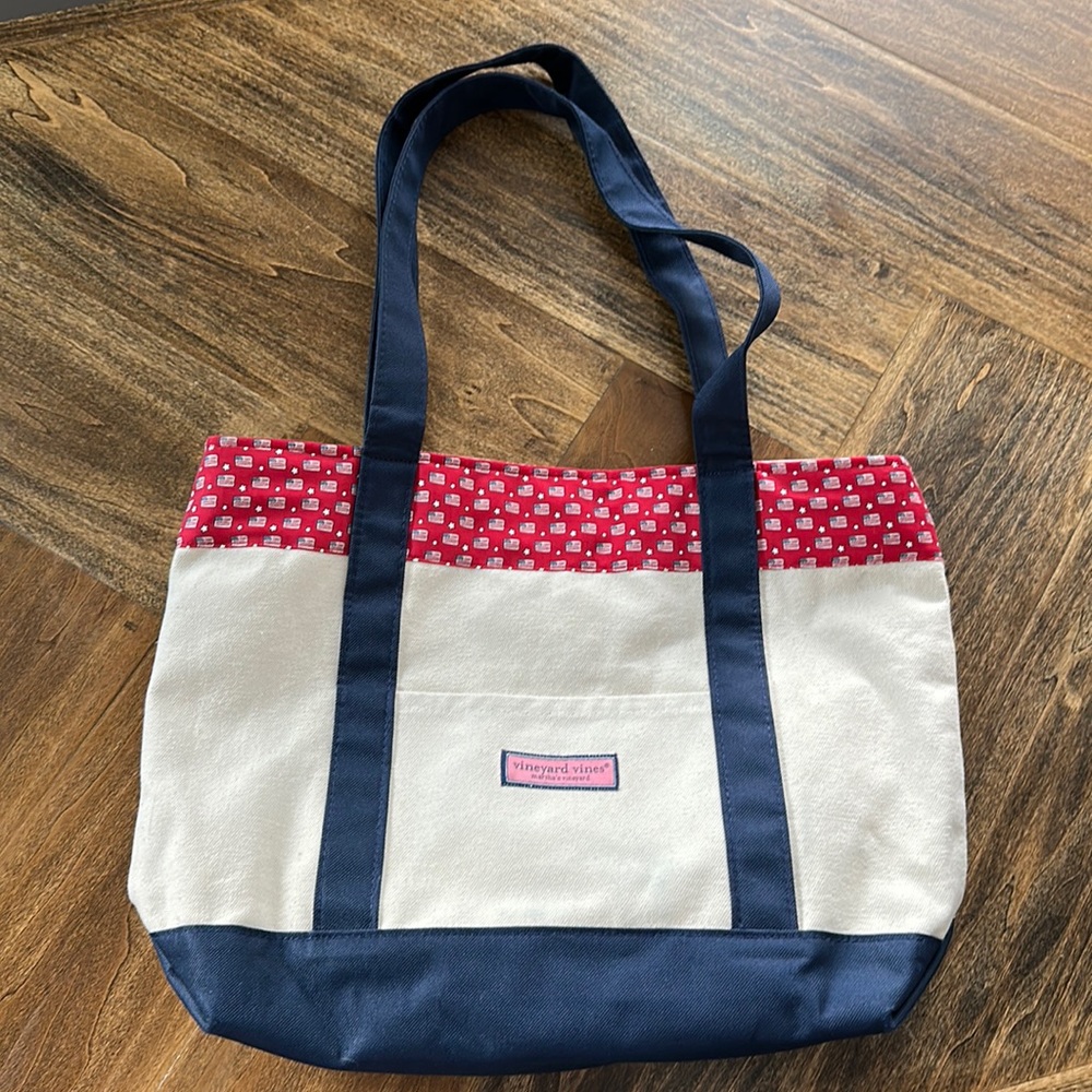 Vineyard Vines USA Canvas Tote